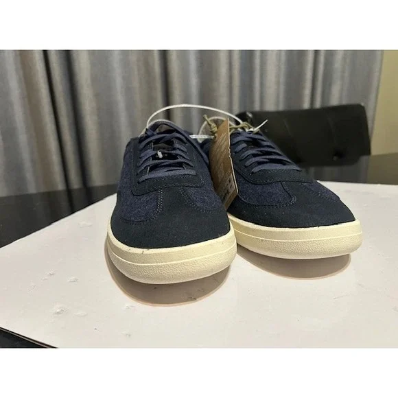 NWT  OluKai Puliki Navy Suede Lace Up Men 11 Sneakers Preppy Old Money Resort - Picture 3 of 7